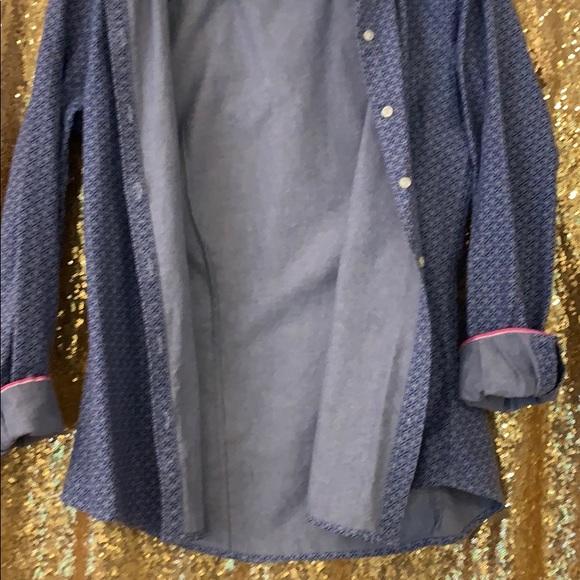 Banana Republic Denim Oxford Anchor Print - Picture 5 of 7